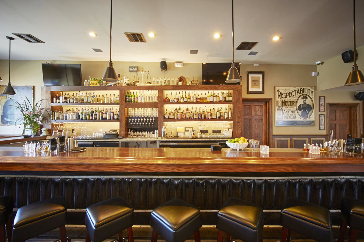 A mature bar in a neighborhood near The Logan apartments in Oakland CA